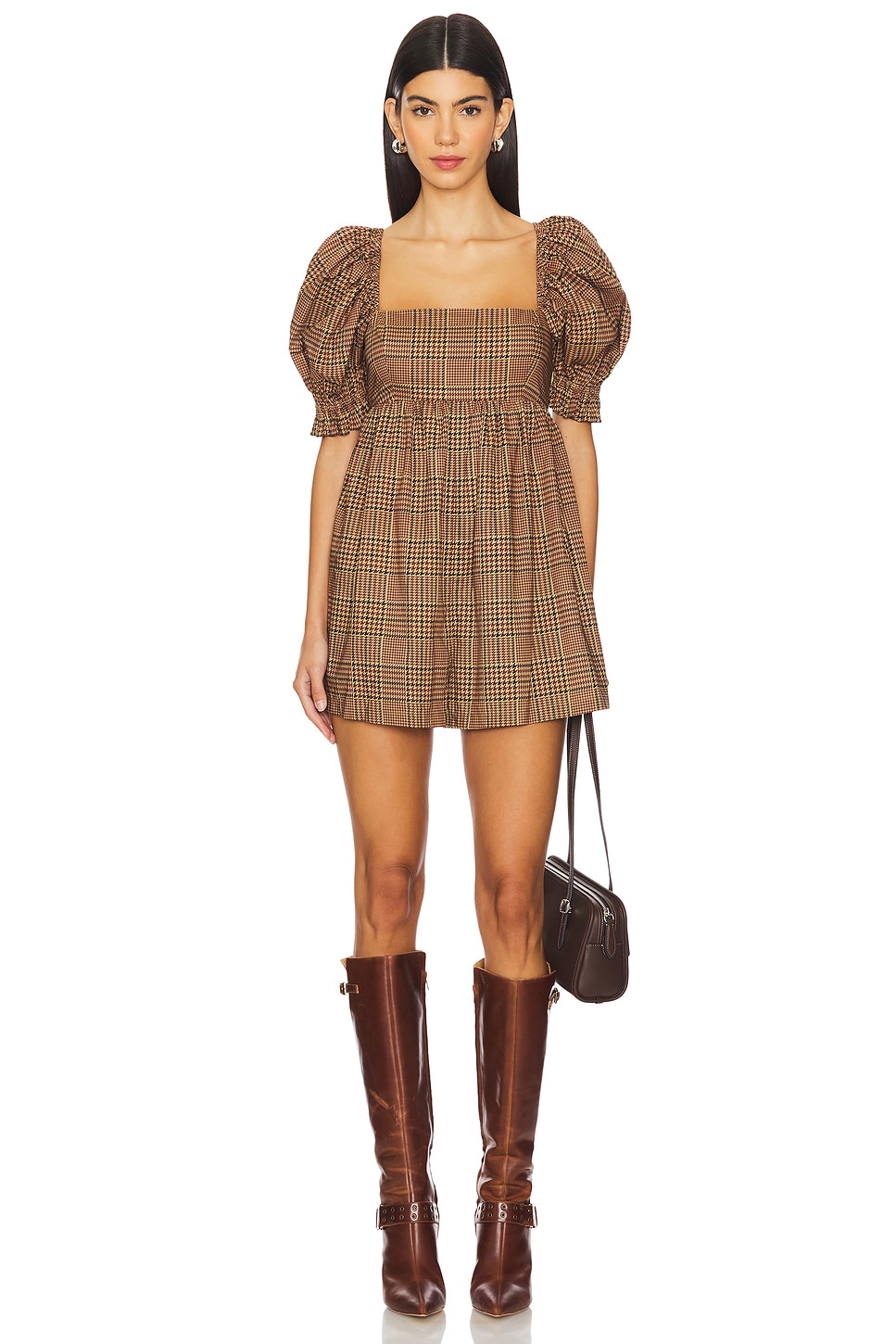 Kaya Romper Blue Check