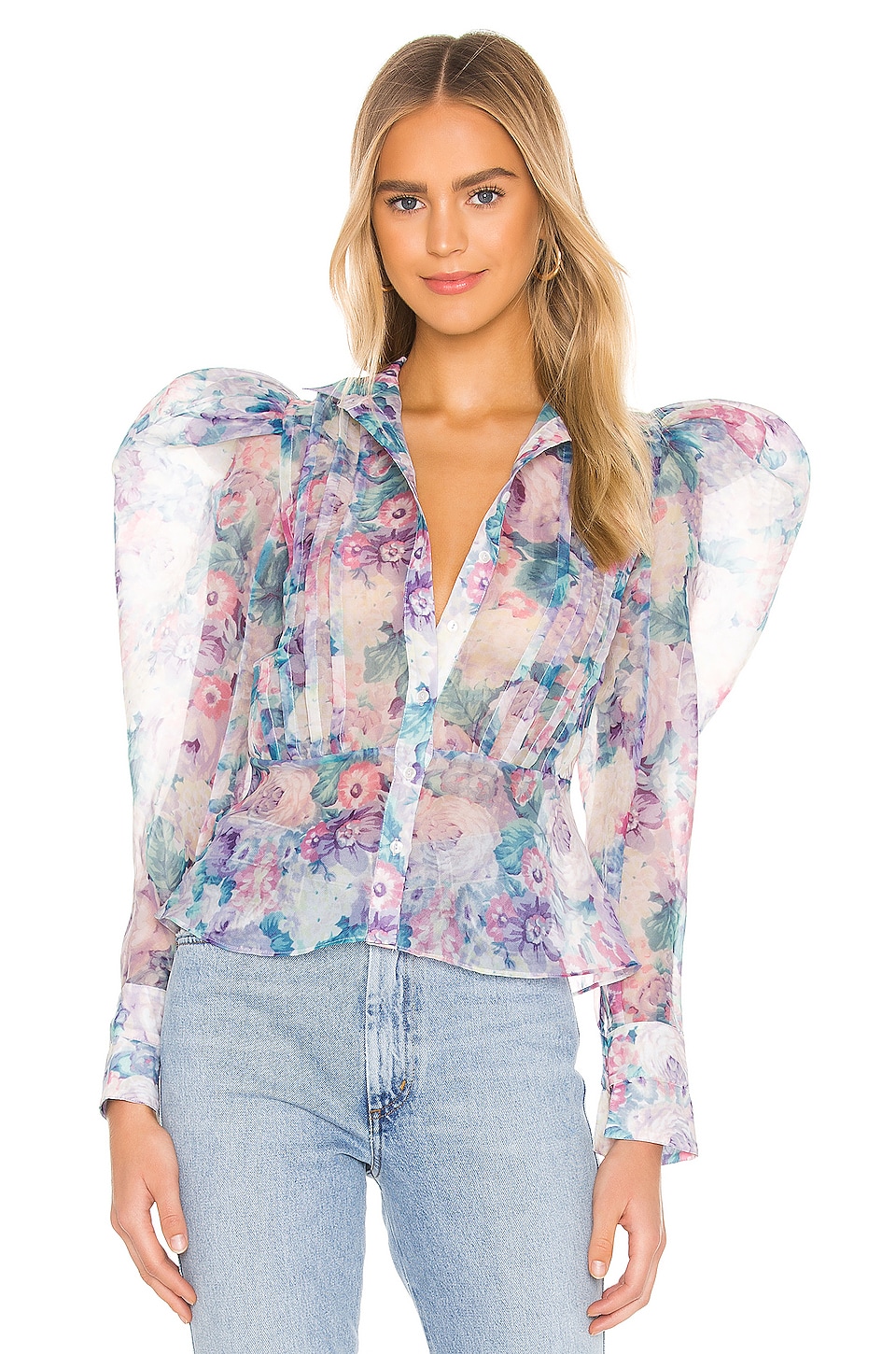 Selkie The Emma Blouse in Pastel Floral | REVOLVE