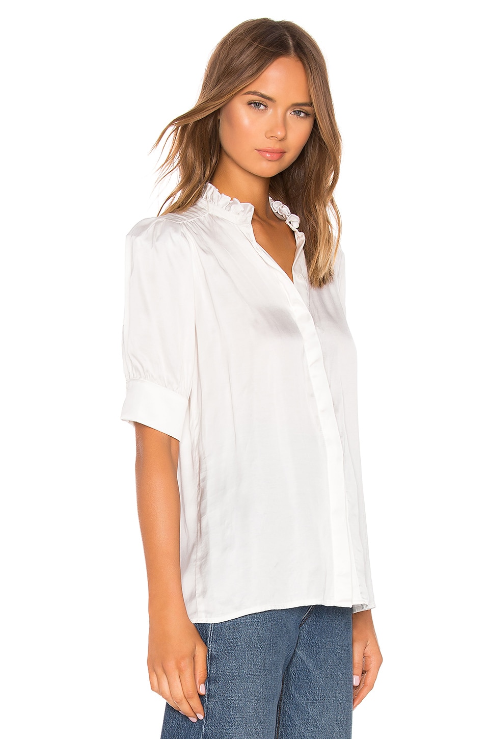 Selkie The Victorian Blouse in Milk