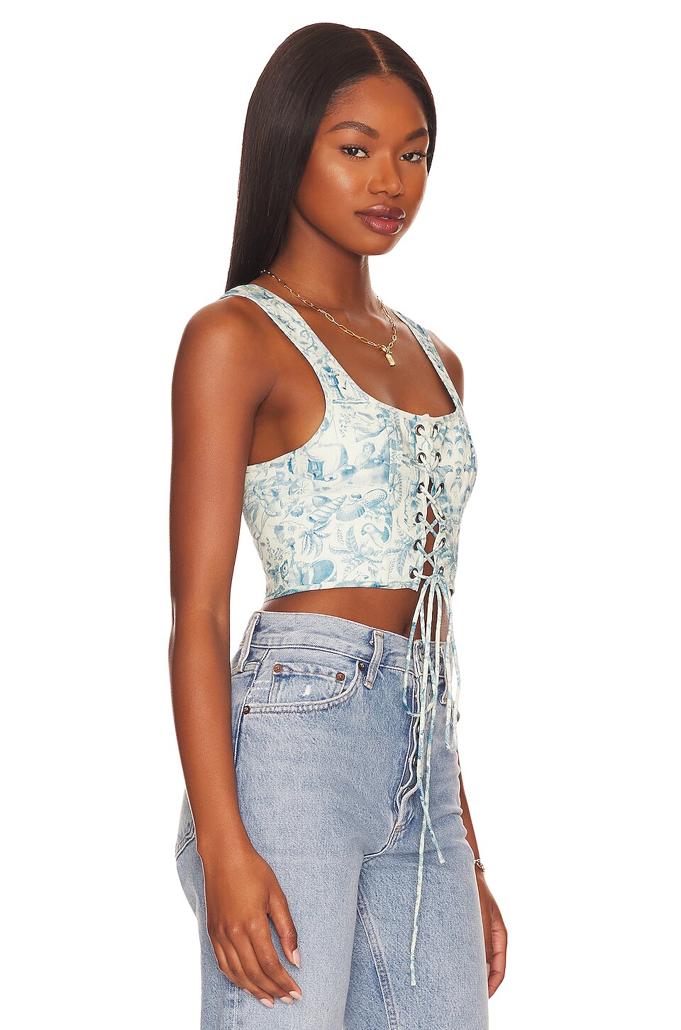 Selkie The Soft Corset in Porcelain