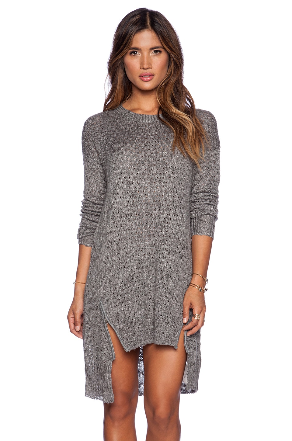 Somedays Lovin Boulder Dash Jumper Dress in Charcoal