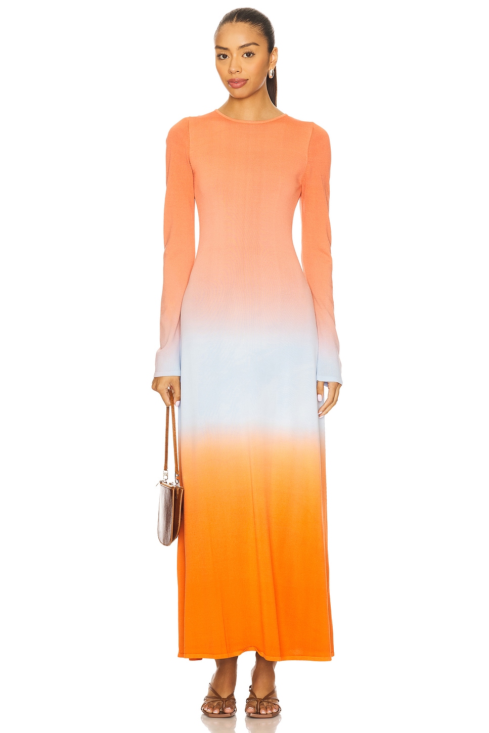 Solid & Striped The Dora Dress in Ombre Peachy Keen | REVOLVE