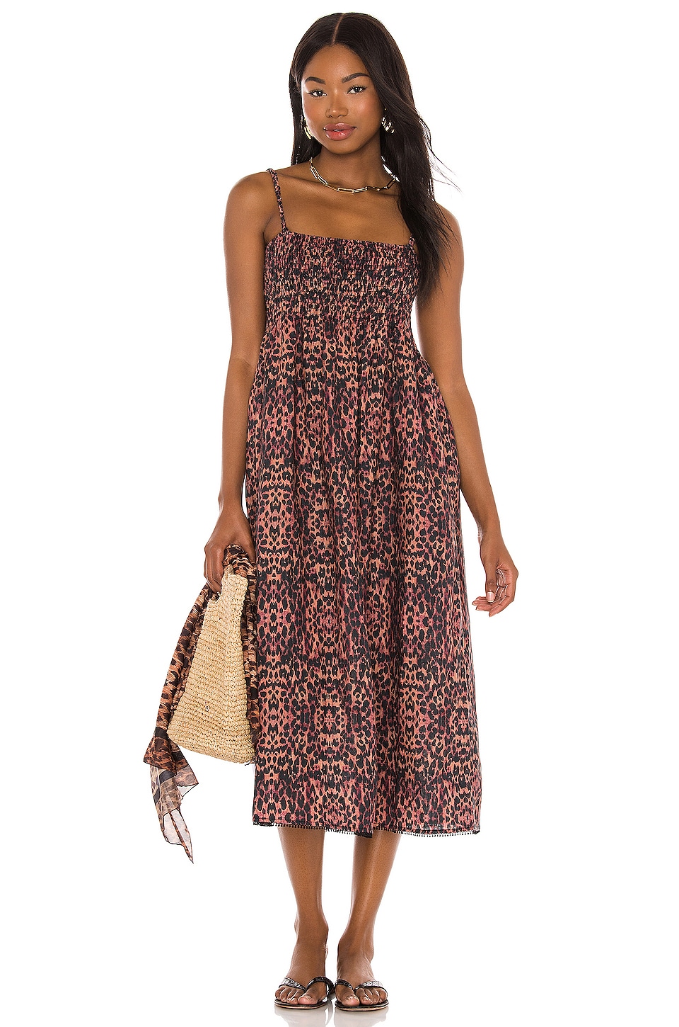 Solid & Striped Willow Dress in Leopard Print | REVOLVE