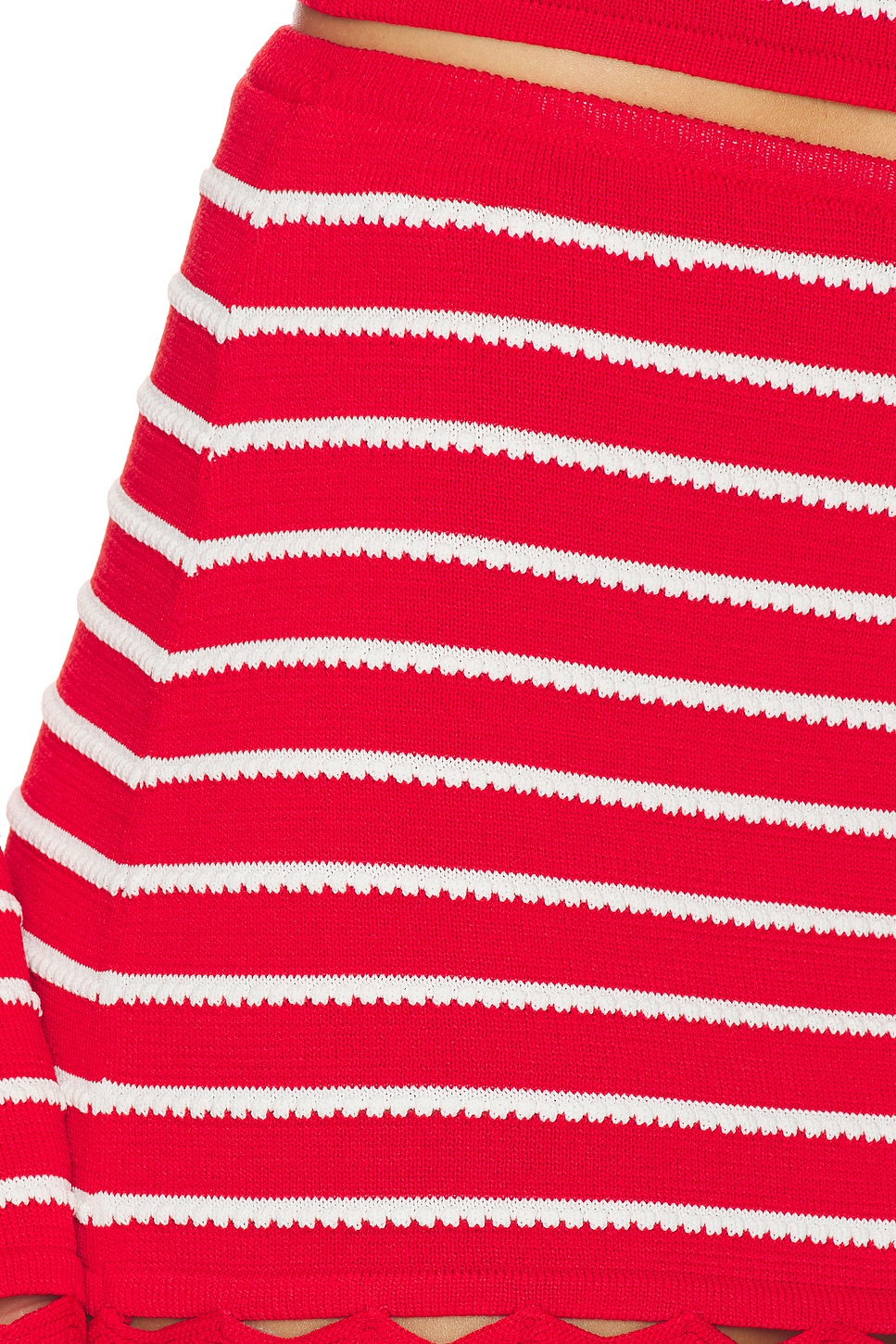 Solid & Striped The Celeste Skirt in Lipstick Red | REVOLVE
