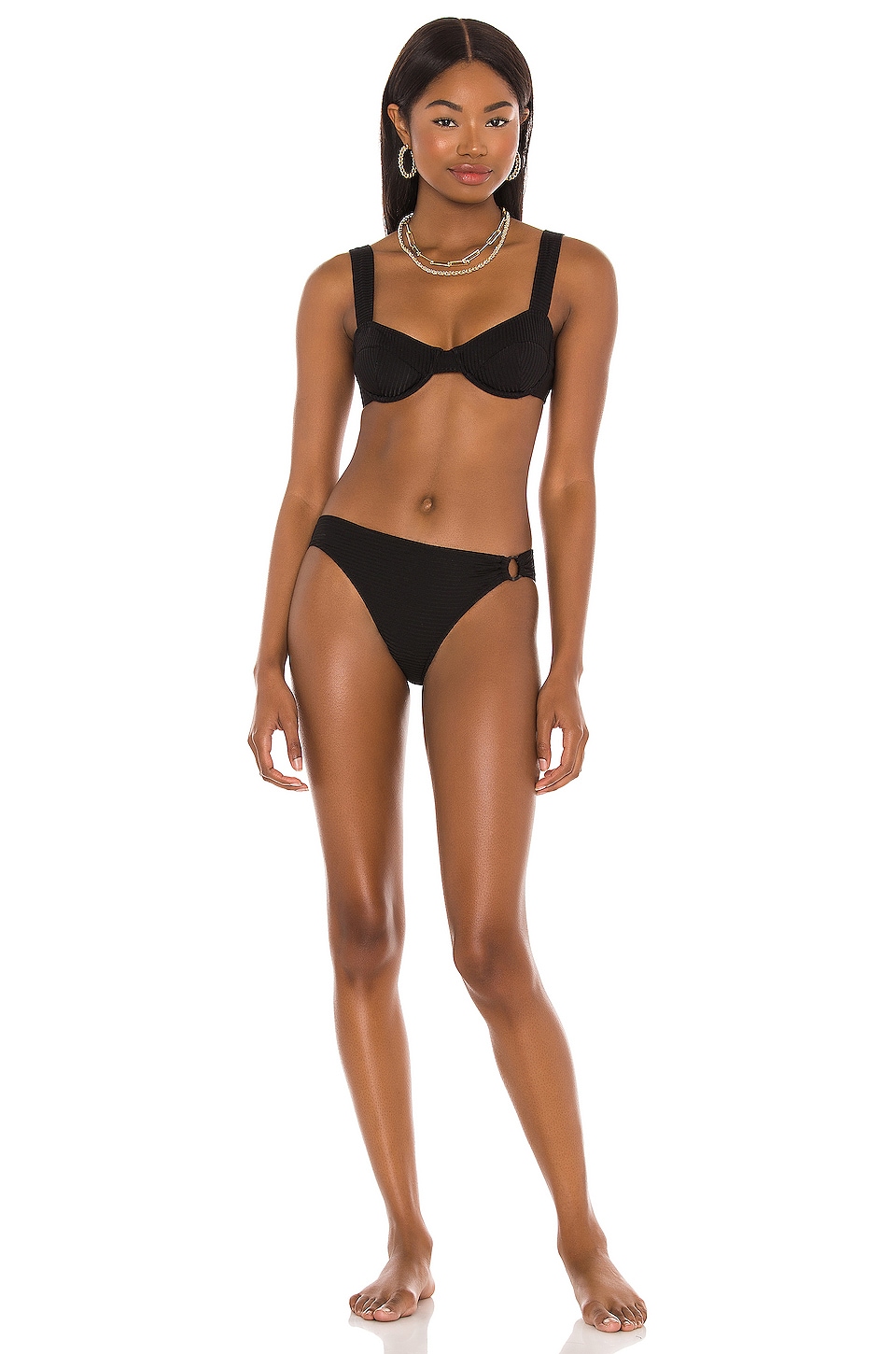 Solid & Striped Lilo Bikini Top in Blackout | REVOLVE