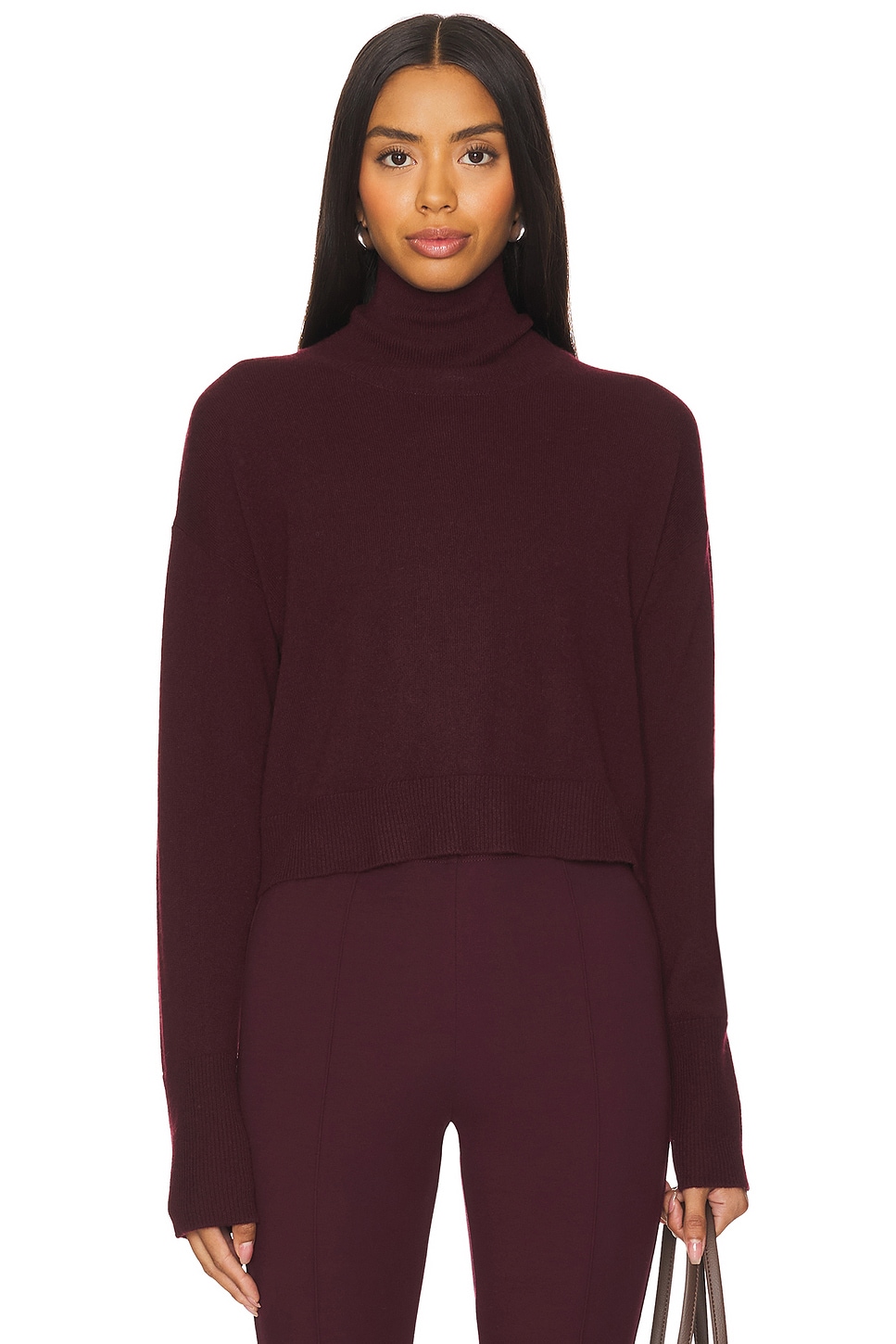 SABLYN Sable Turtleneck Sweater in Bordeaux | REVOLVE
