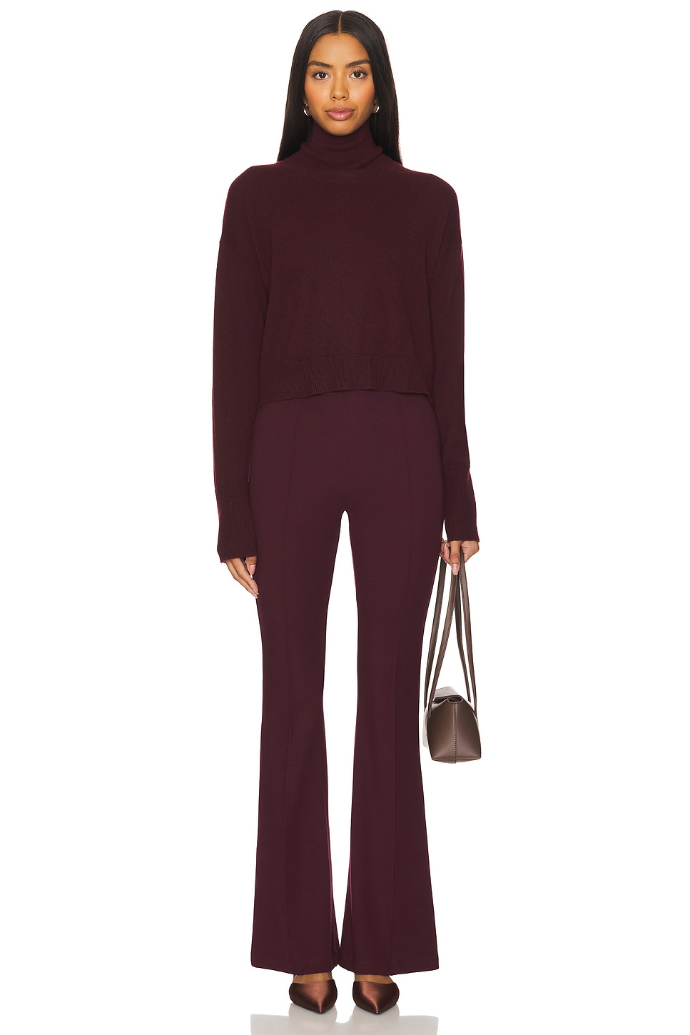 SABLYN Sable Turtleneck Sweater in Bordeaux | REVOLVE