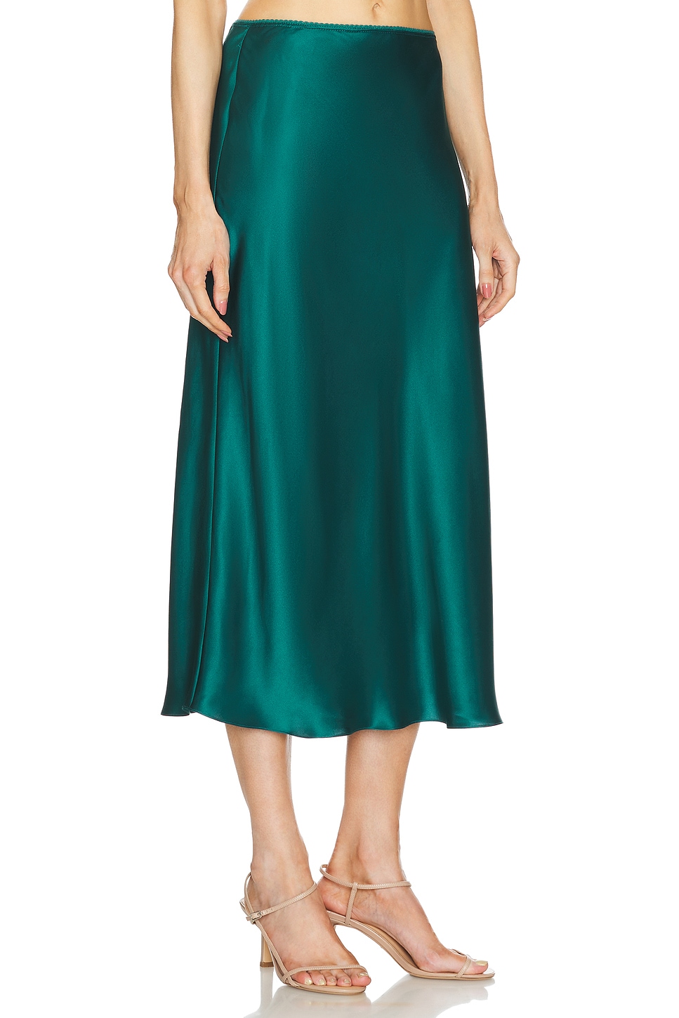 Sablyn Miranda B Scallop Trim Bias Cut Skirt thumbnail
