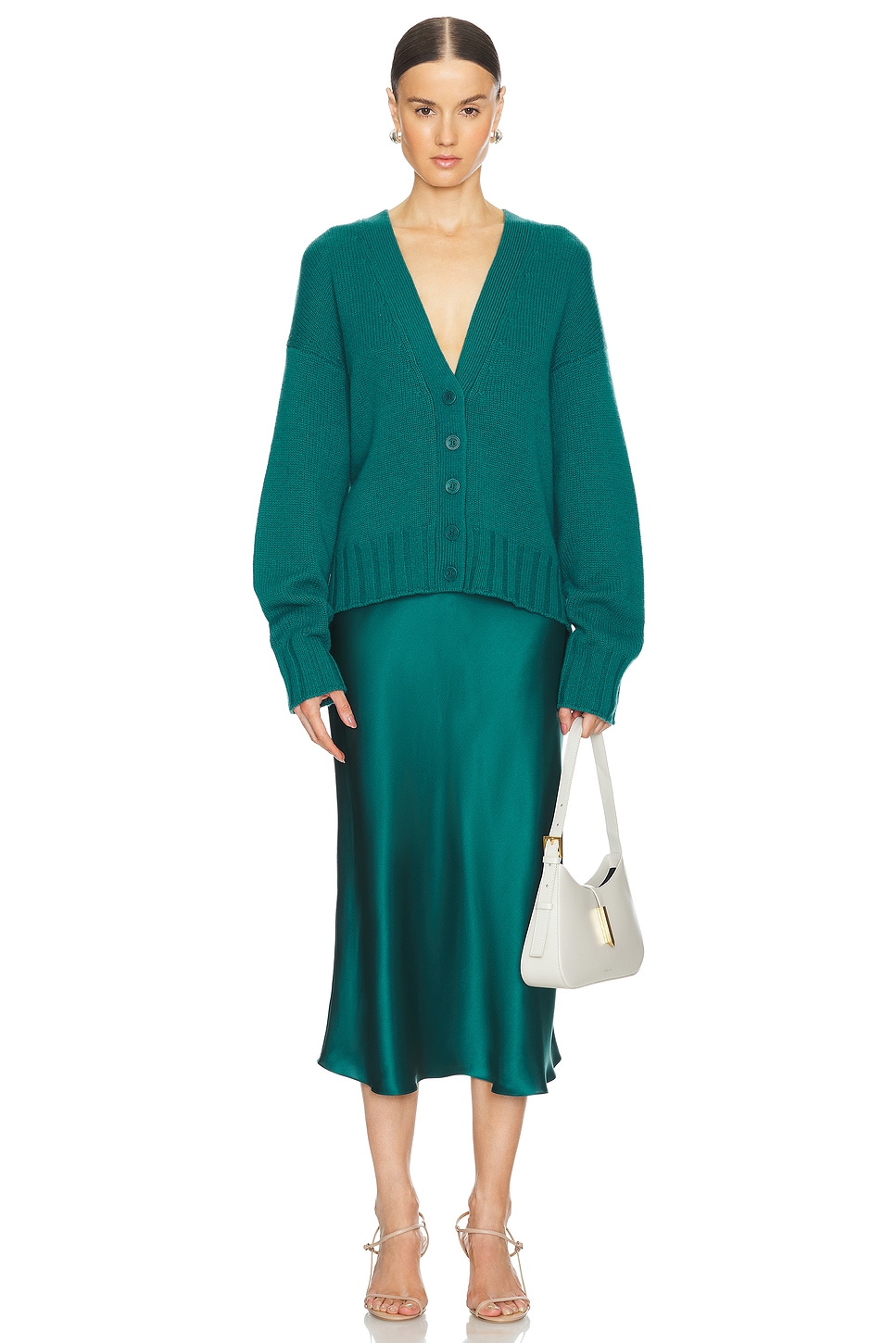 Sablyn Miranda B Scallop Trim Bias Cut Skirt thumbnail