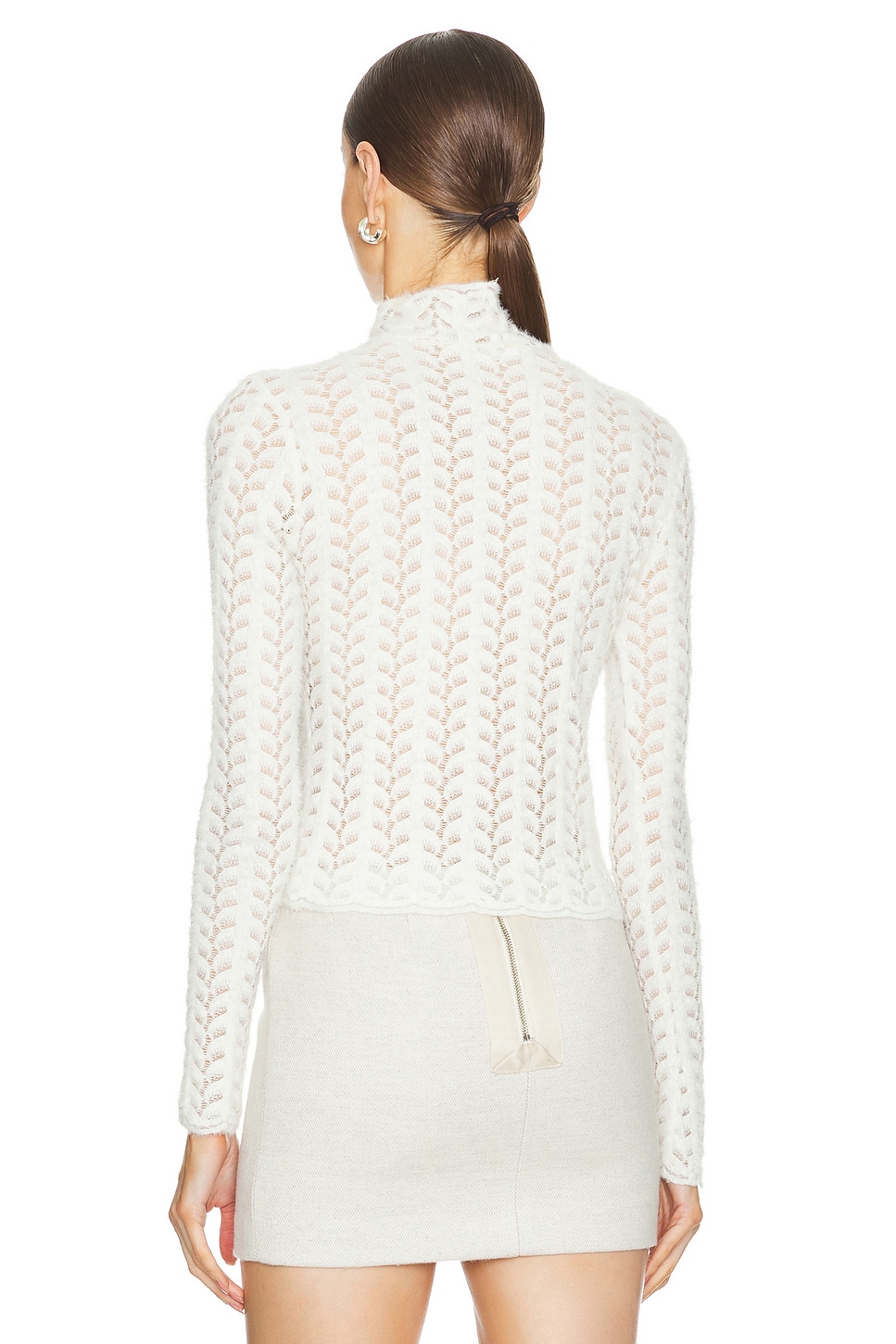 Sablyn Hailey B Cropped Mock Neck Top thumbnail
