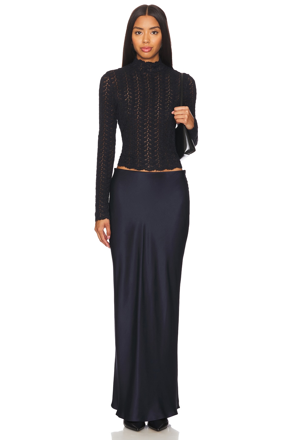 Sablyn Hailey B Cropped Mock Neck Top thumbnail