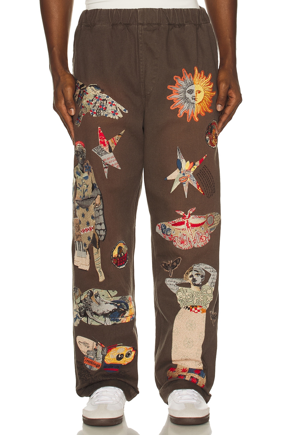Samuel Zelig Collage Pant in Dark Taupe | REVOLVE