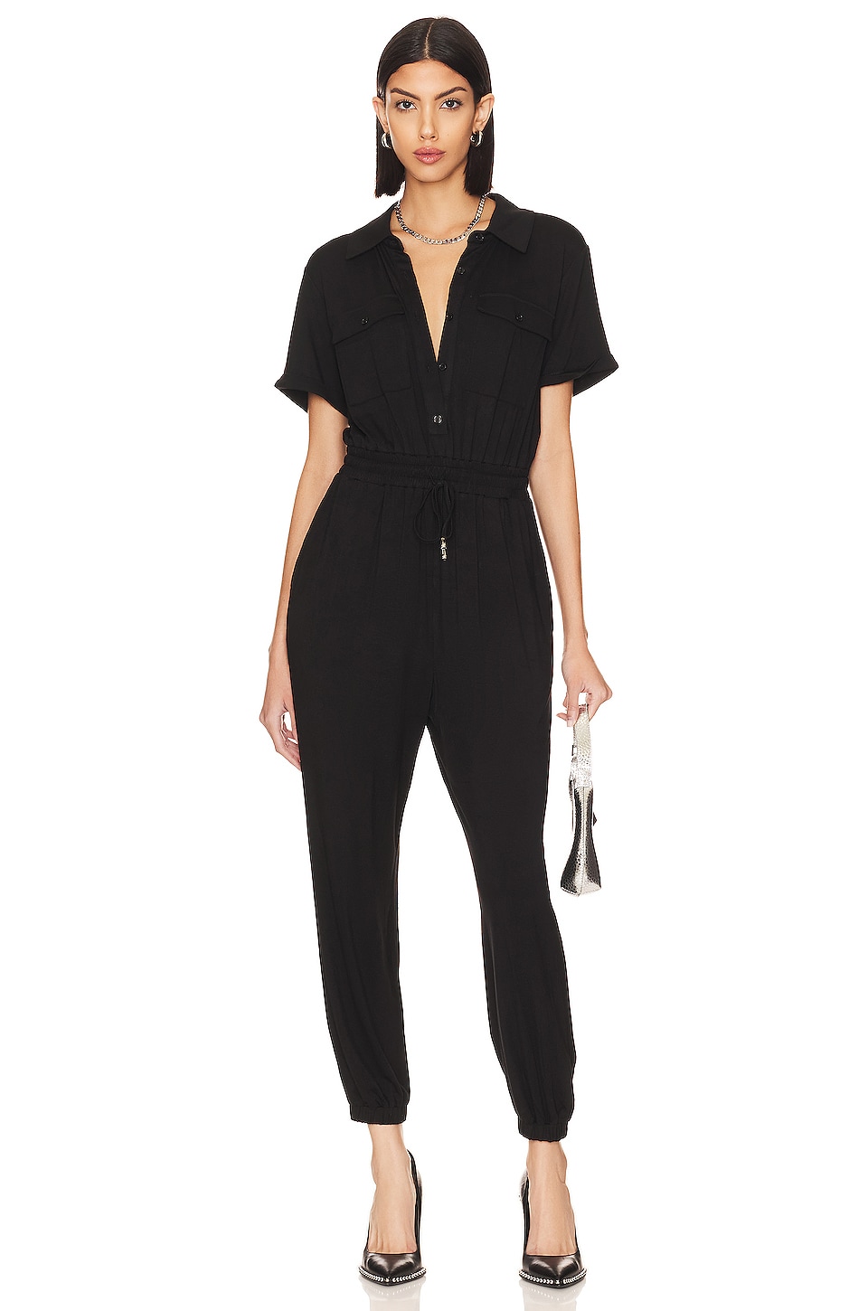 Steve Madden Nessi Jumpsuit in Black | REVOLVE