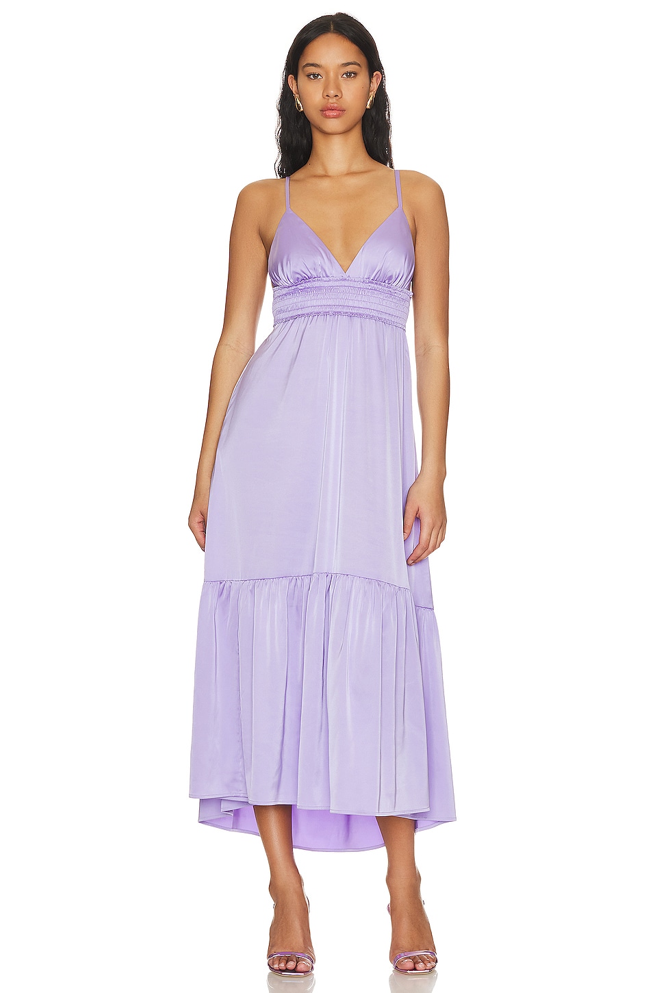 Dresses for Women Women's Dress Ruched Tulip Hem Satin Cami Dress Dresses  (Color : Mauve Purple, Size : Large) : : Clothing, Shoes &  Accessories