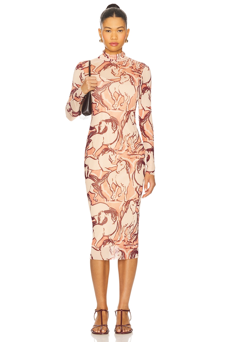 (取寄) スティーブマデン レディース ソル ドレス Steve Madden women Steve Madden Sol Dress Vintage Rose Steve Madden Vivienne Dress in Sorrel Horse | REVOLVE