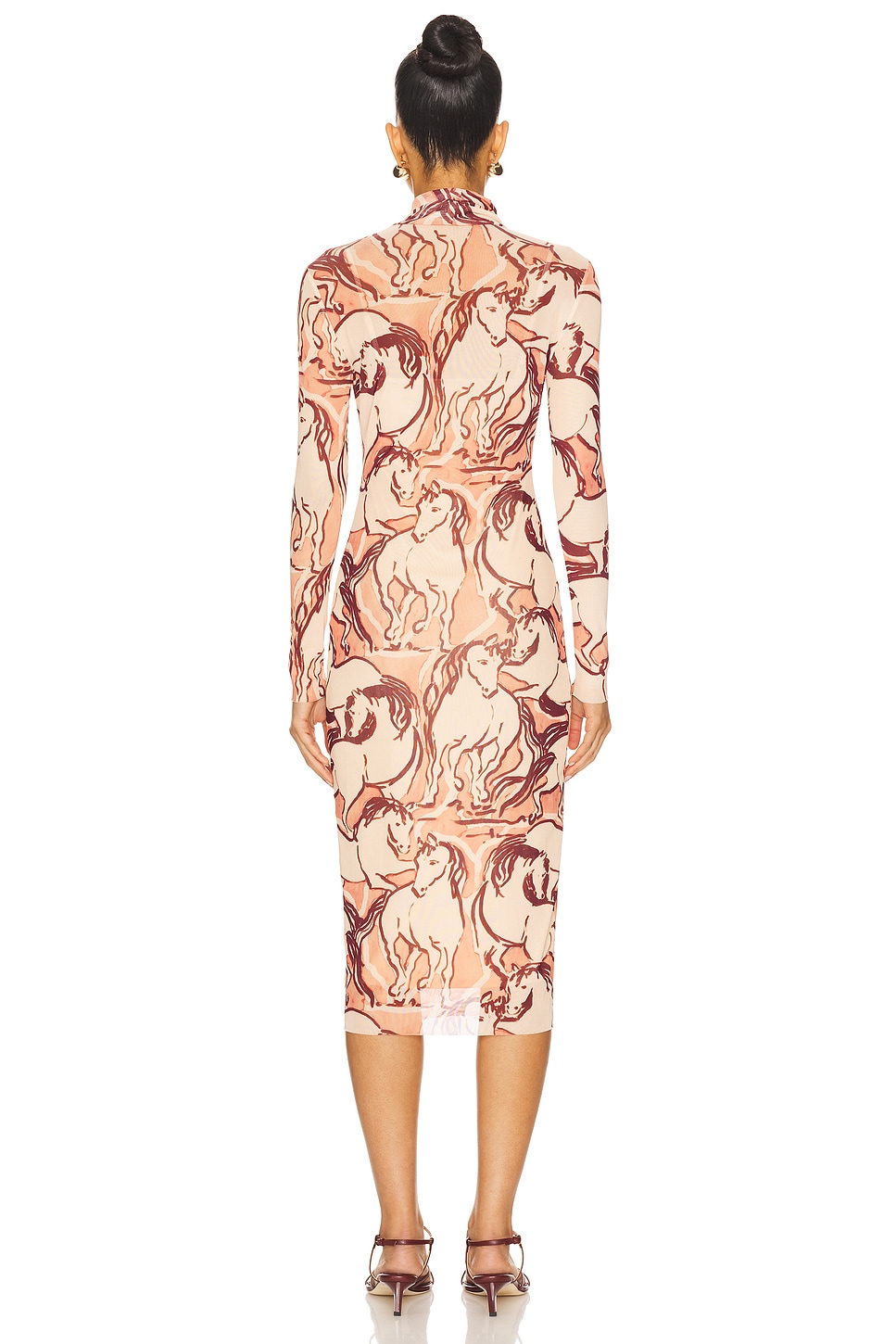 knee length dresses for ladies Sorrel Midi Dress – Retrofete main image 0