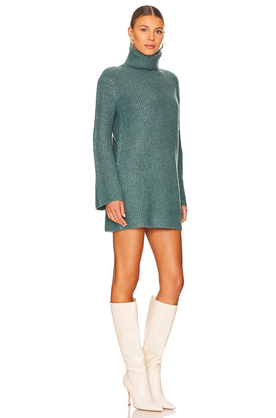 Steve Madden Abbie Mini Dress in Foliage Green