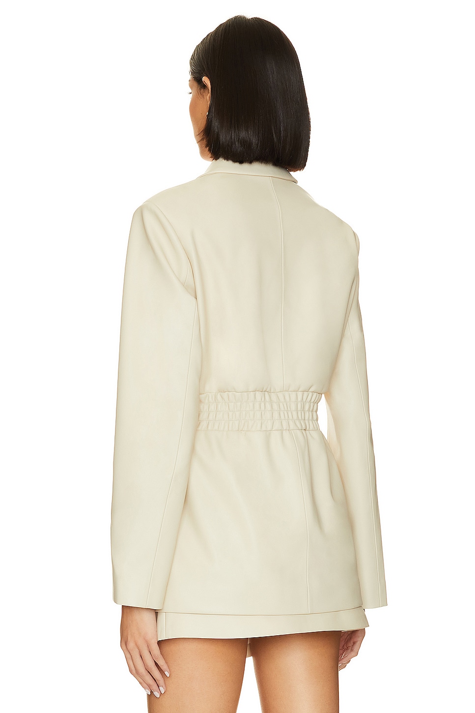 Steve Madden Frida Faux Leather Blazer thumbnail