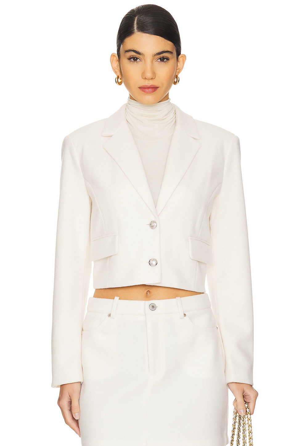 Steve Madden Seraphine Blazer in Cream REVOLVE