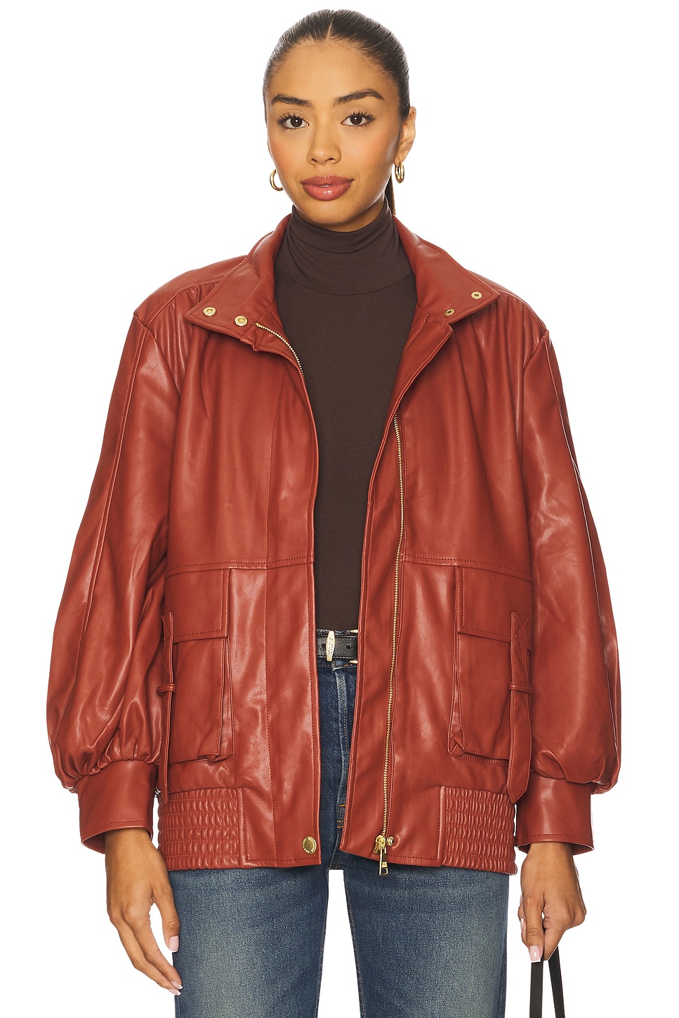 Steve Madden Vee Jacket in Dusty Brick | REVOLVE