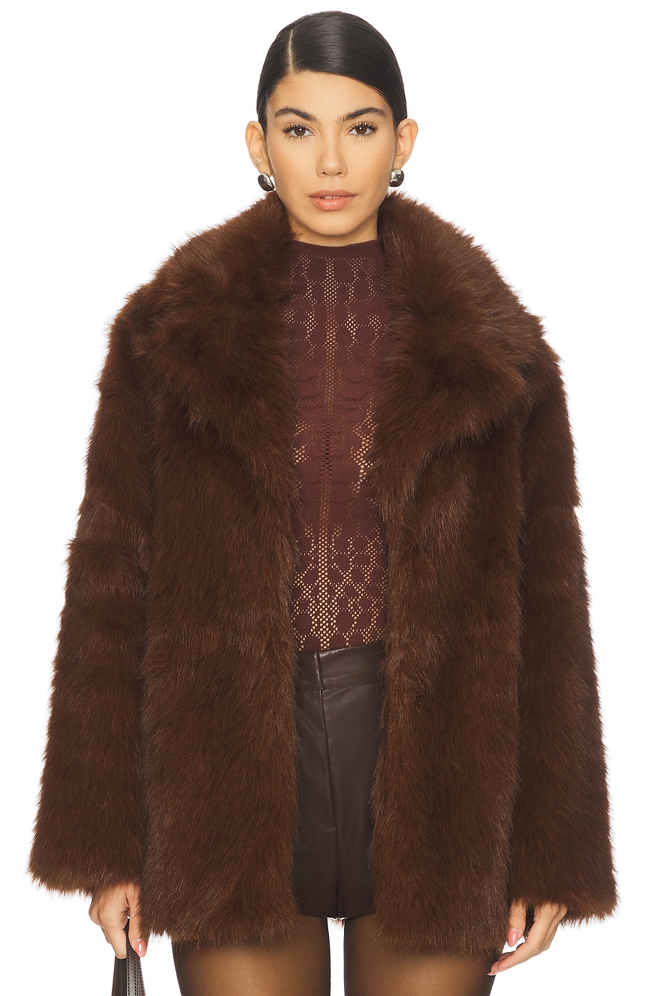 Steve Madden Kindra Coat in Brown | REVOLVE