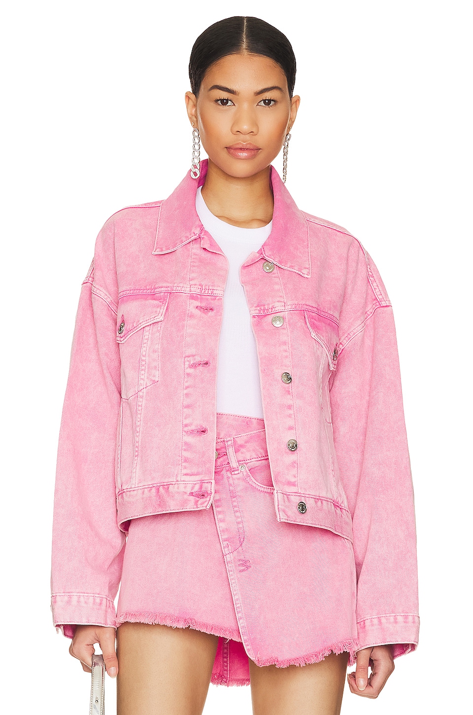 Steve Madden Sienna Jacket in Pink Glo