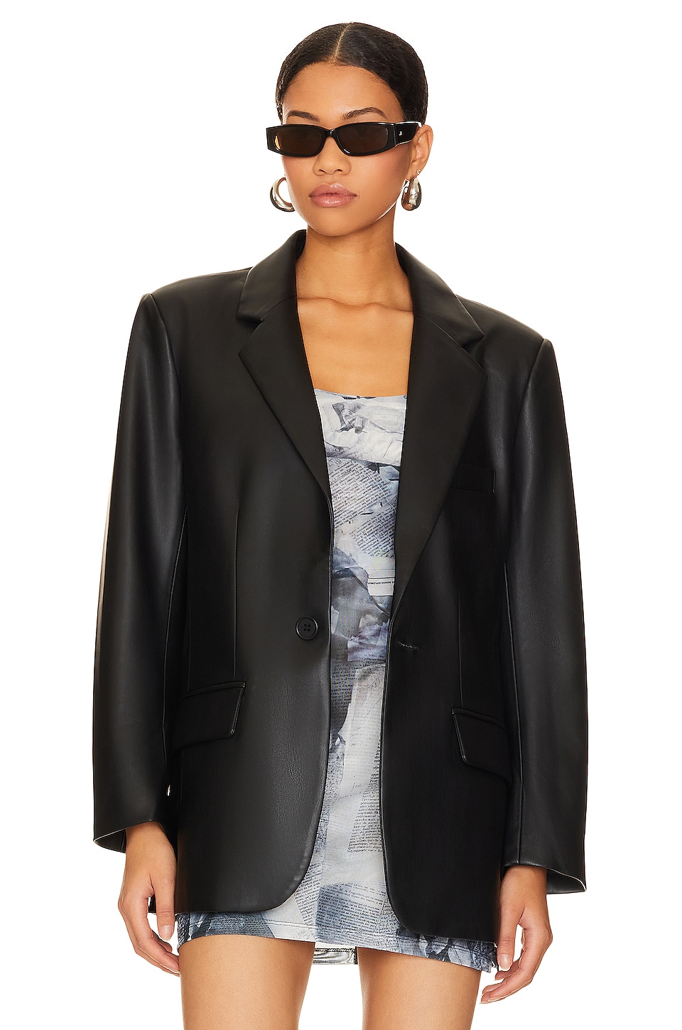 Steve madden hotsell faux leather jacket