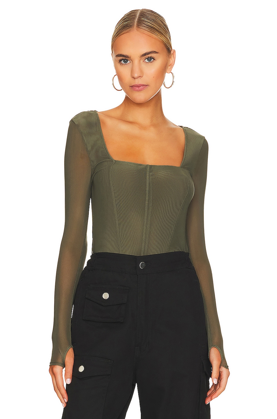 Steve Madden Hayden Top in Olive Night | REVOLVE