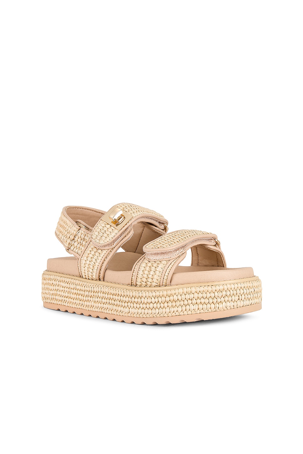 Steve Madden Bigmona Platform in Natural Raffia | REVOLVE