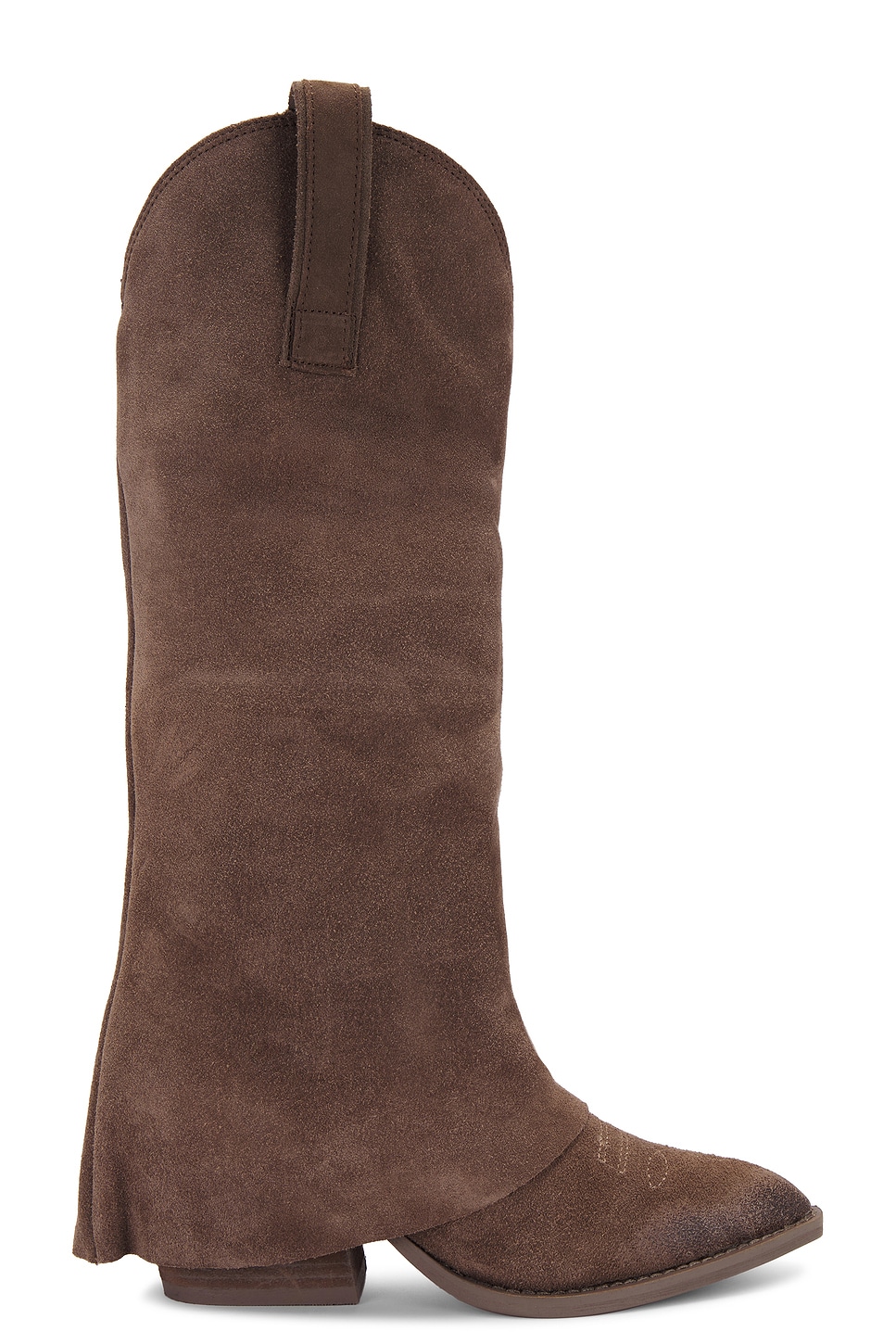 Steve Madden Sorvino Boot in Taupe Suede | REVOLVE