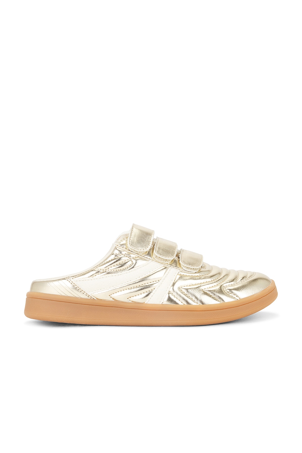 Steve Madden マジックテープ スリッポン スニーカー Gold Steve Madden Magik Slip On Sneaker in Gold | REVOLVE