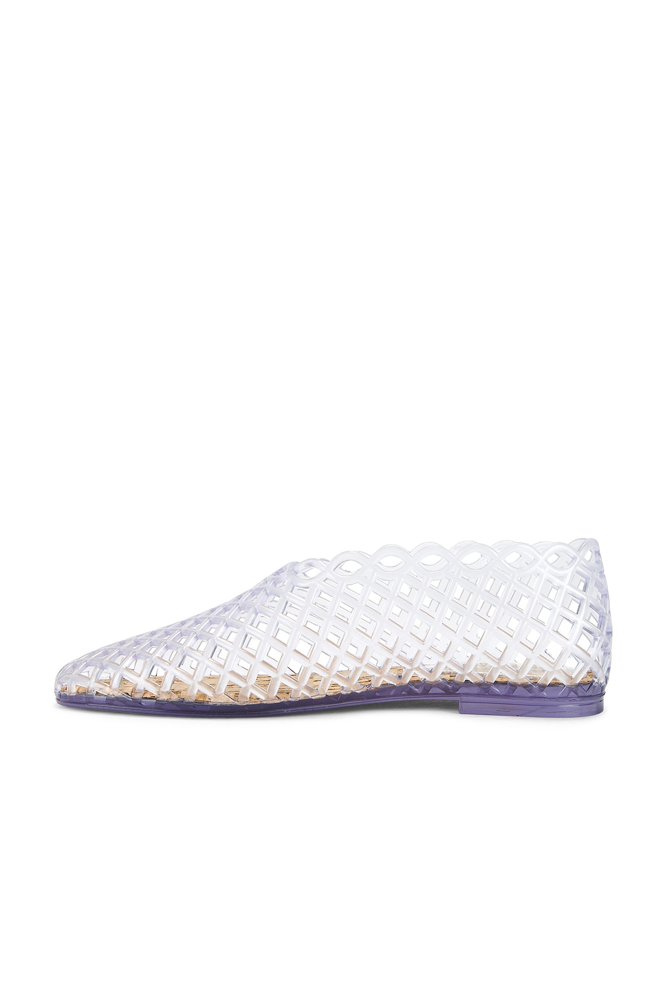 【Steve Madden】ネオン・クリア Grove 編み込み・フラット Steve Madden Grove Flat in Clear | REVOLVE