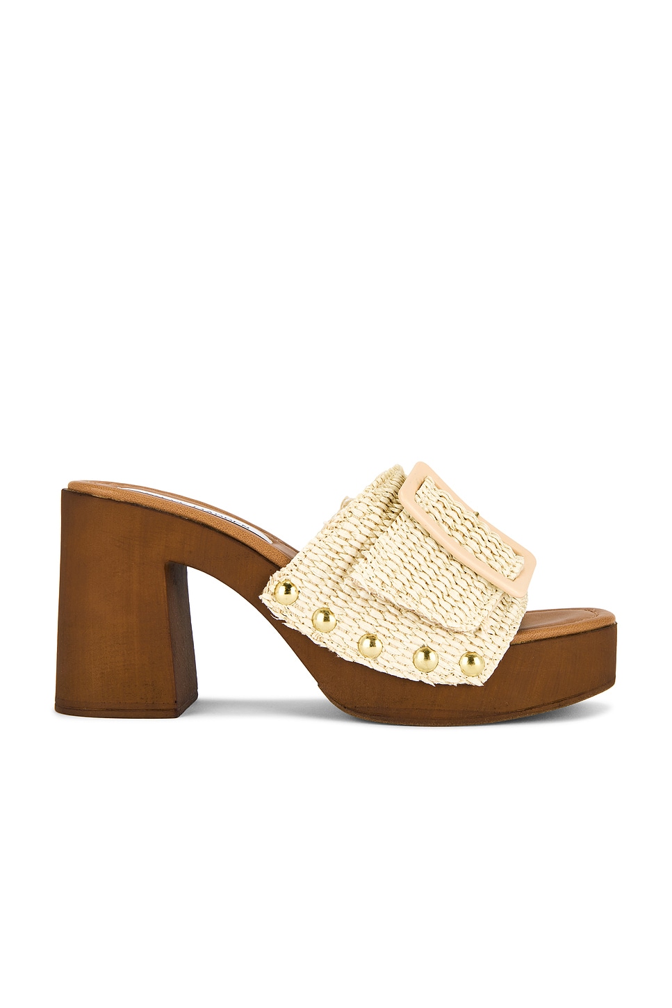 関税なし♪【Steve Madden】Marlena★  大人 サンダル Steve Madden Marlena Clog in Raffia | REVOLVE
