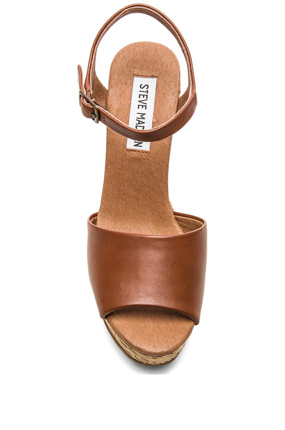 Steve Madden Korkey Wedge in Cognac