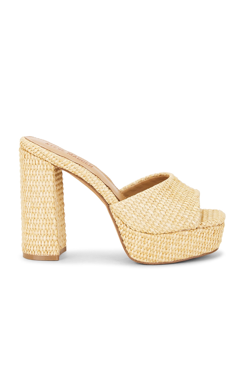 Steve Madden Joel Sandal in Natural Raffia | REVOLVE