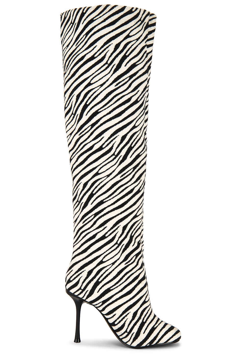 Steve Madden Alluring Over The Knee Boot in Zebra | REVOLVE