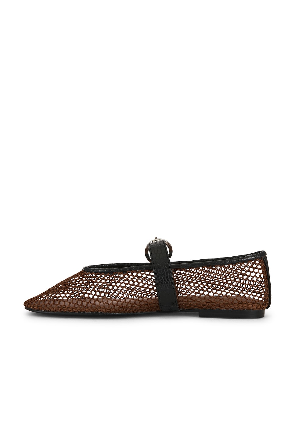 Steve Madden Lucia Flat in Brown Fine Mesh | REVOLVE