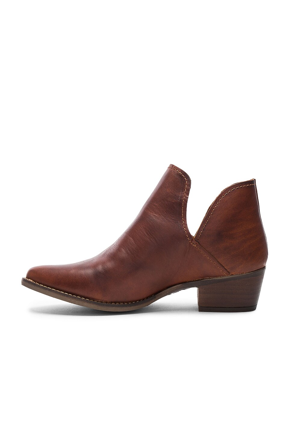 steve madden austin cutout leather booties