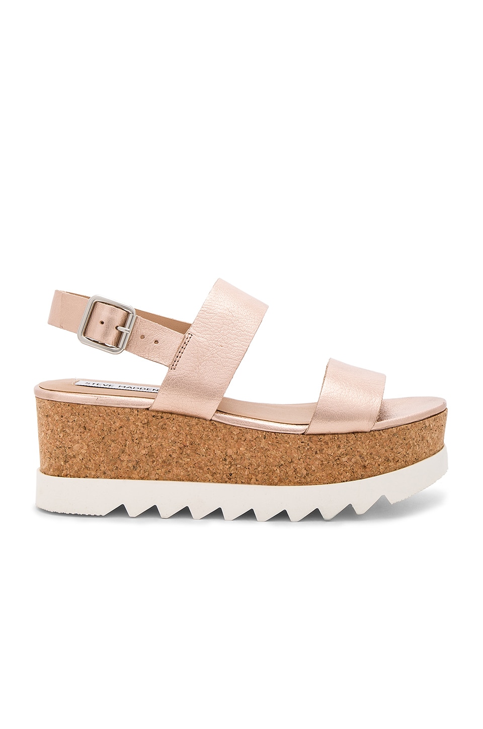 steve madden rose gold platform sandals