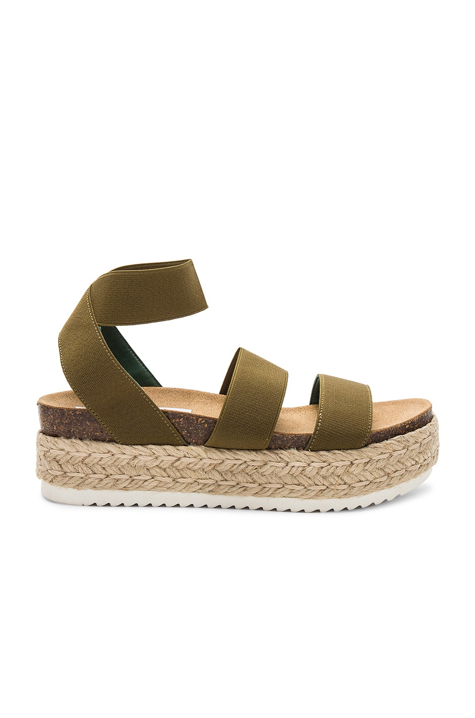 Steve Madden Kimmie Platform Sandal in Olive | REVOLVE