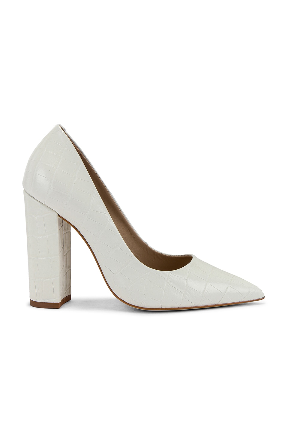 steve madden white pumps