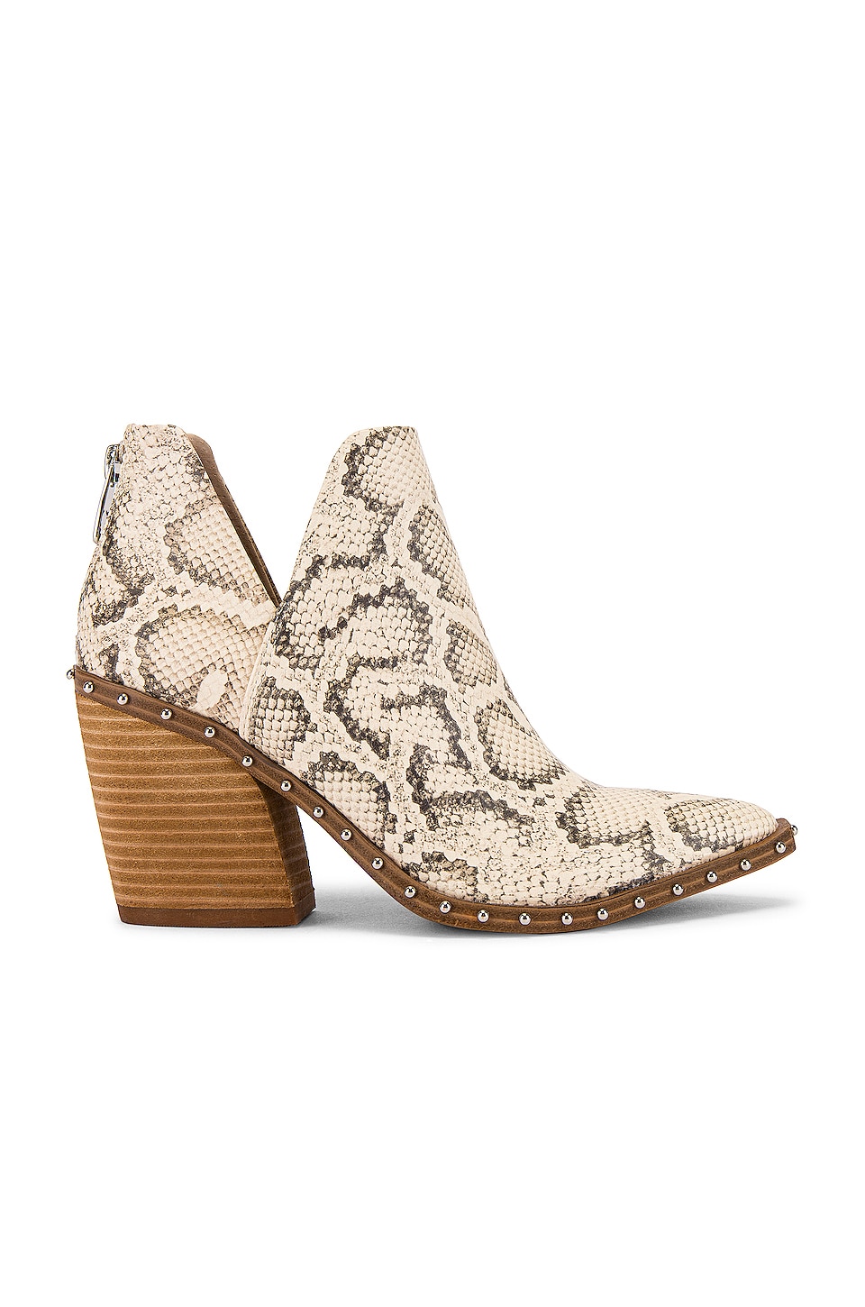 steve madden alyse snakeskin booties