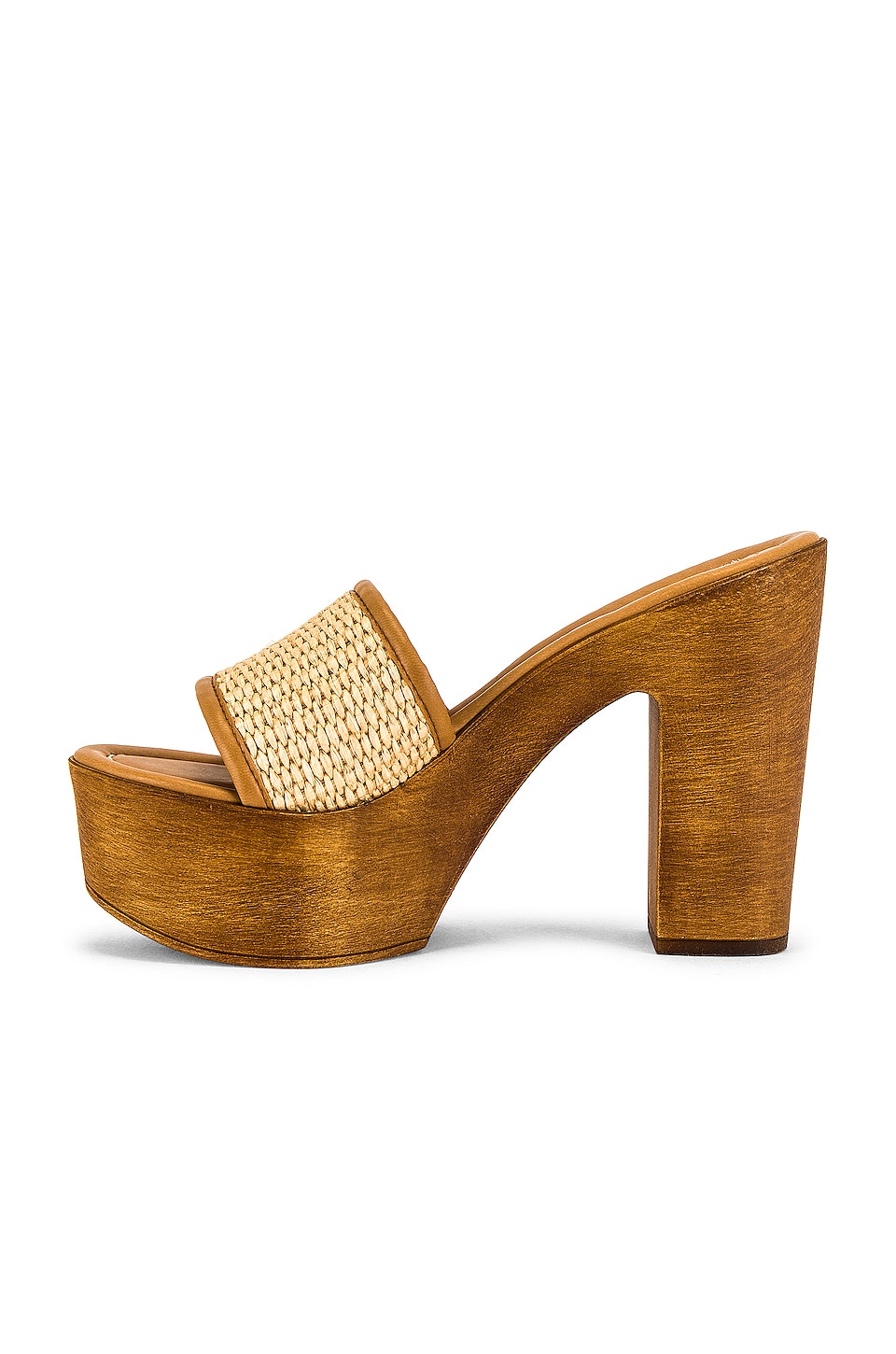 Steve Madden CHAUSSURES COMPENSÉES MARISOL en Natural Raffia | REVOLVE