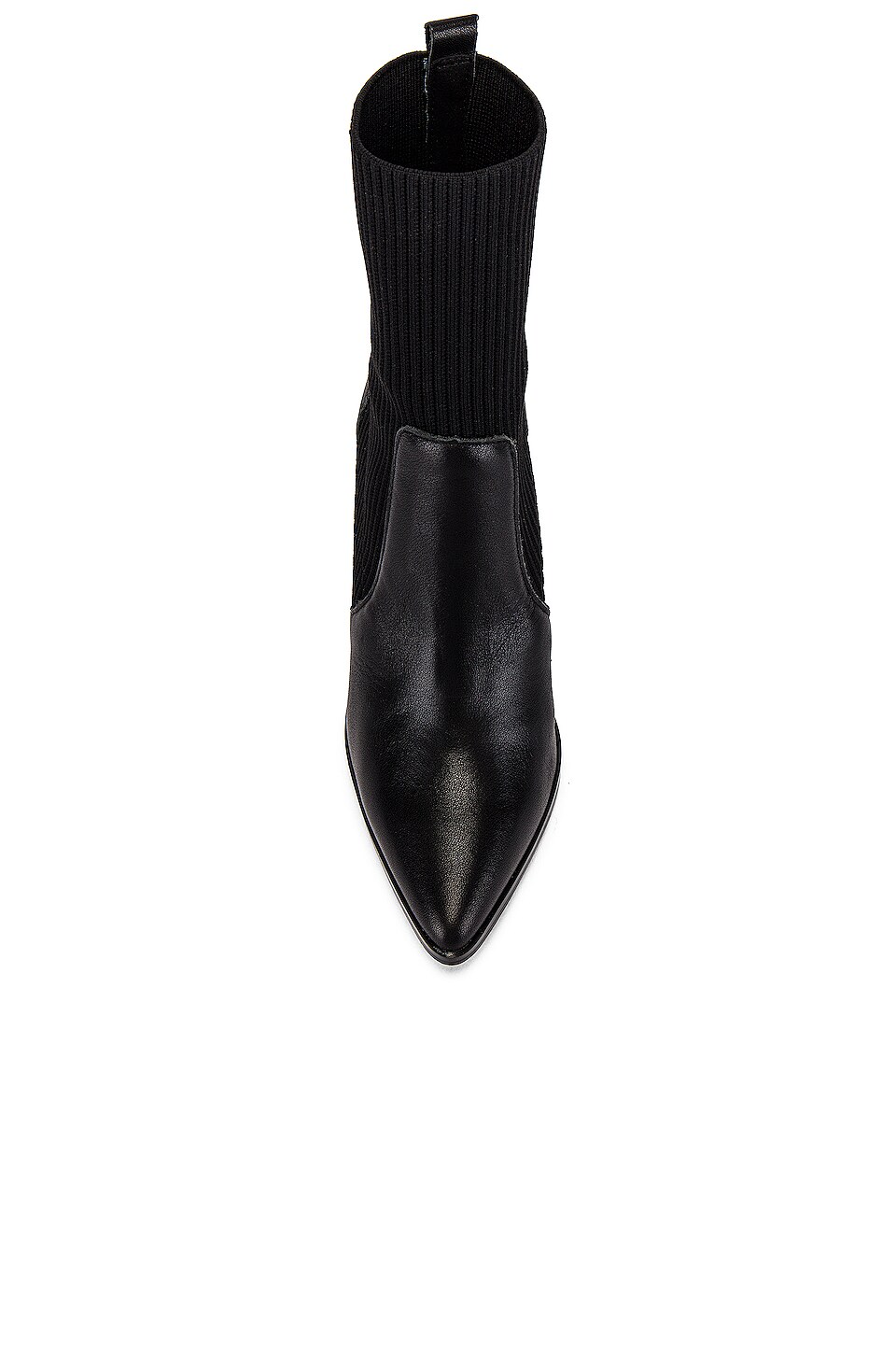 tackle sock bootie in bone leather steve madden
