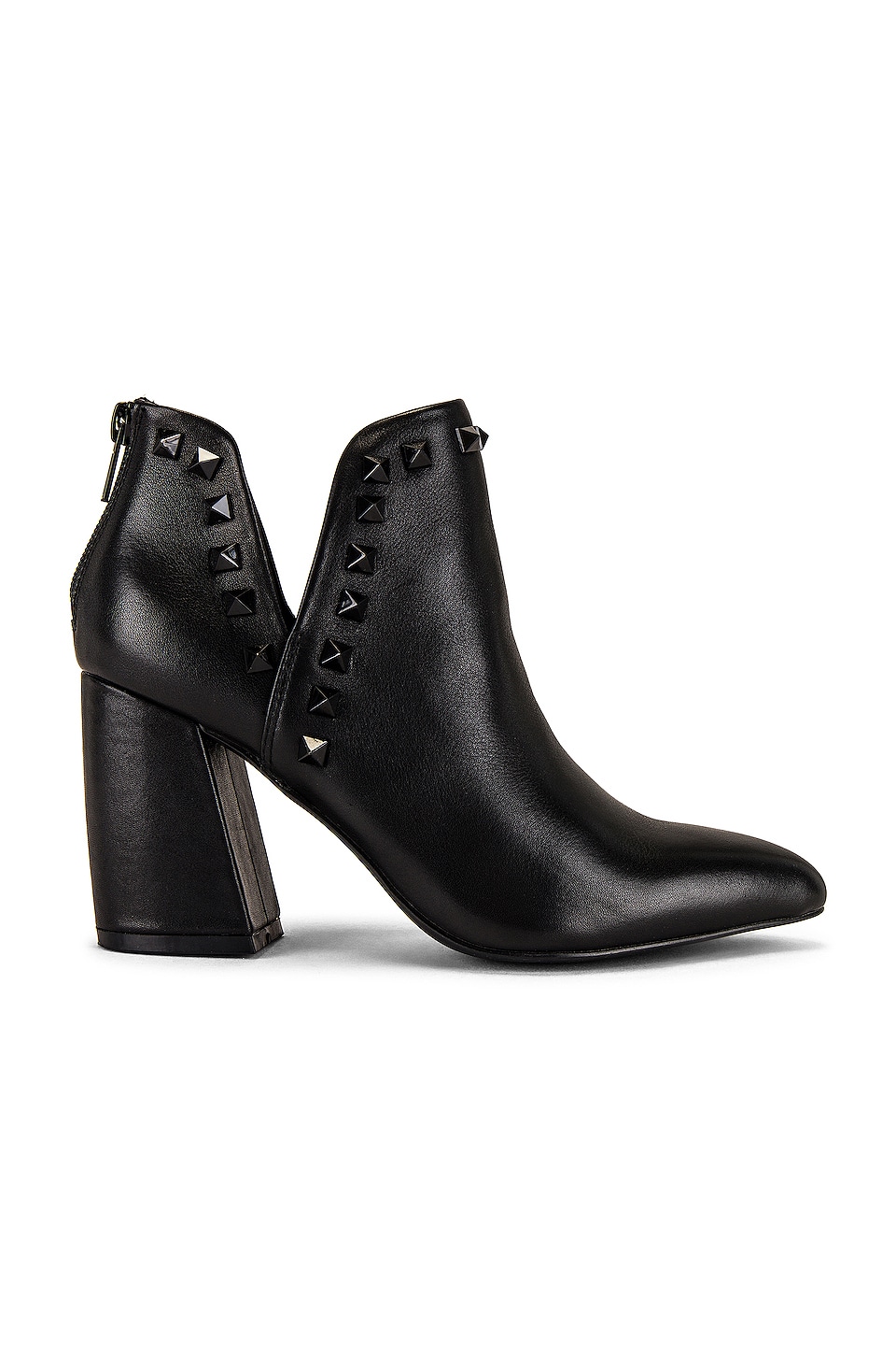 Steve Madden Gloria Bootie in Black Leather | REVOLVE