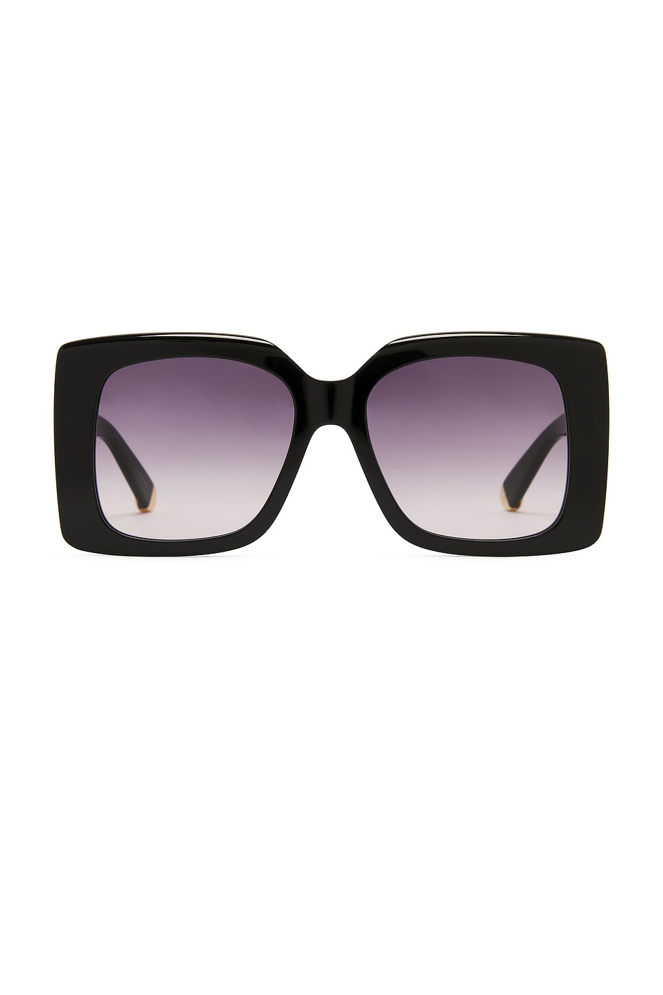 Stella McCartney Medallion Sunglasses in Black & Gradient 