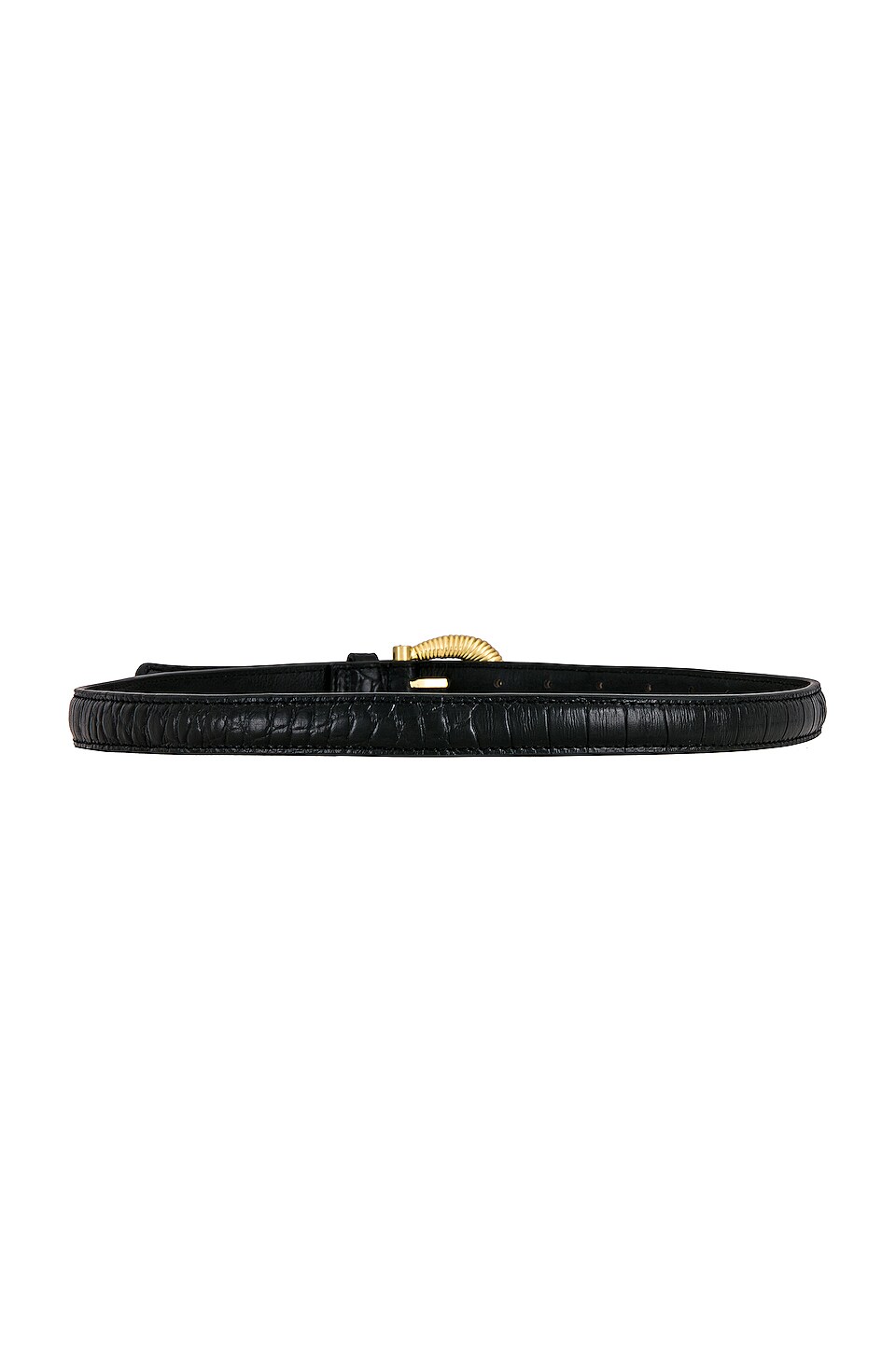 Sancia Matea Belt in Black Croc