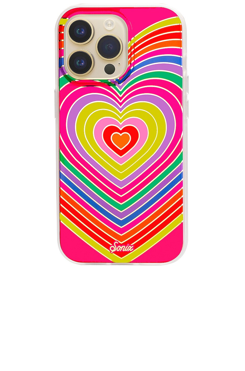 Sonix FUNDA IPHONE IPHONE en Rainbow Hearts REVOLVE