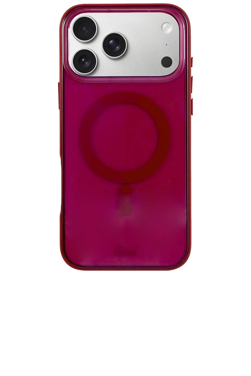 Sonix Magsafe Compatible iPhone 17 Pro Max Case in Glass Maroon | REVOLVE