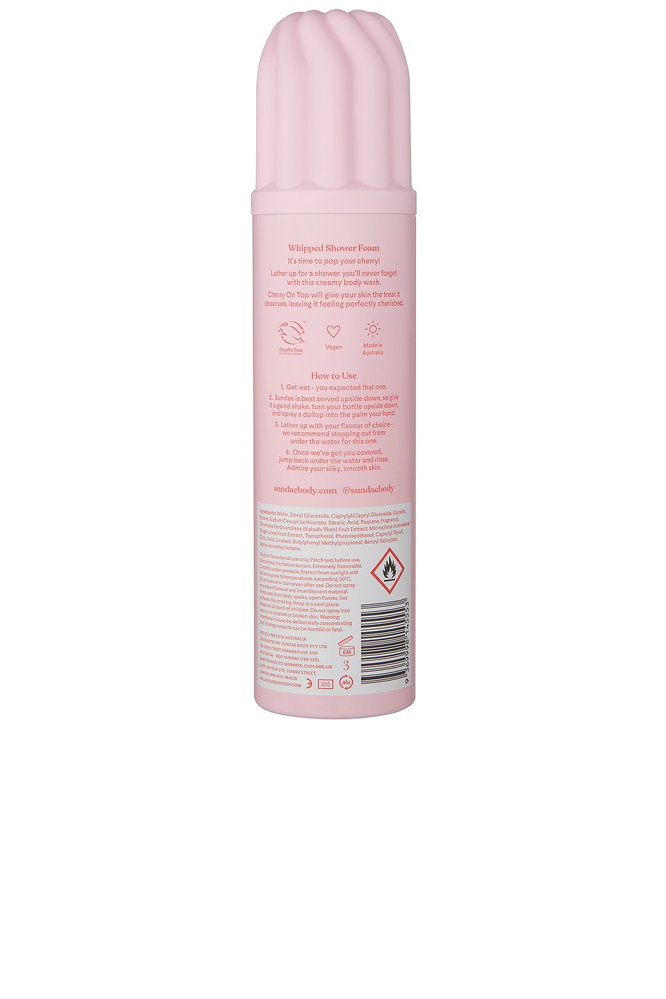 Cherry On Top Whipped Shower Foam - thumbnail 3